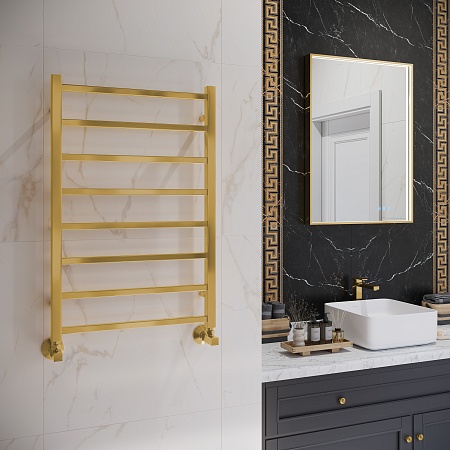 Ватикан П8 500х800 Полотенцесушитель TERMINUS Брашированное золото Выборг - фото 3 Ватикан П8 500х800 Полотенцесушитель TERMINUS Брашированное золото Выборг - фото 3